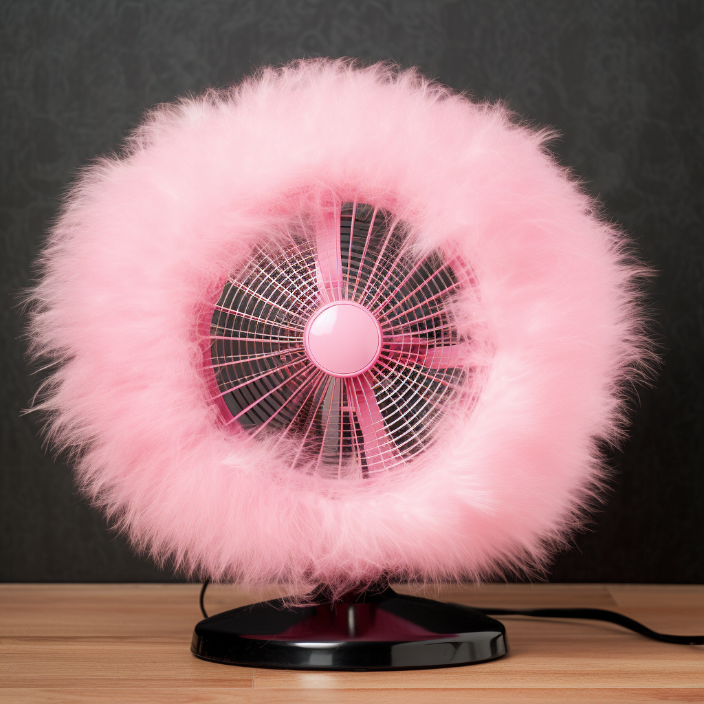 Criptoguima_a_pink_furry_fan_ventilator_c7d375fa-bda9-4062-9b9b-4275782033c5